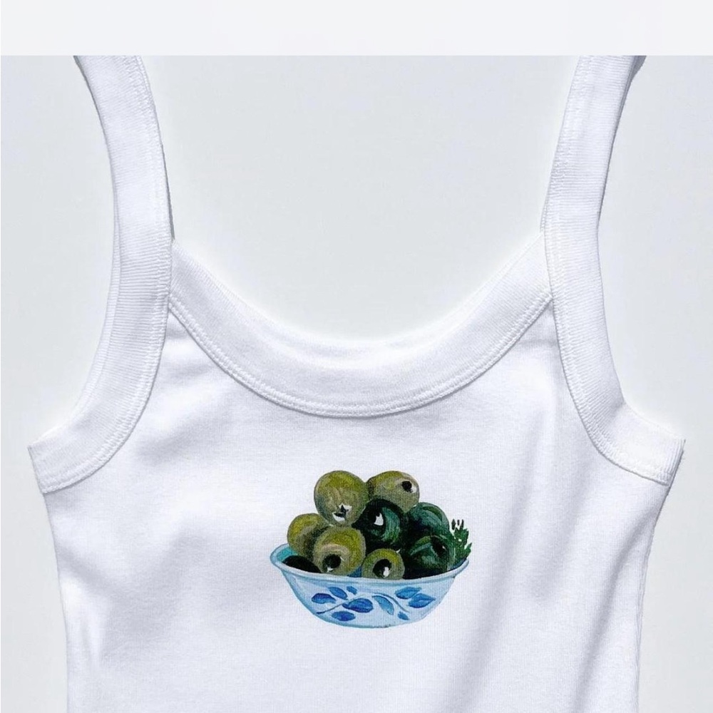 Lisa Says Gah Harley Tank Olive Bowl